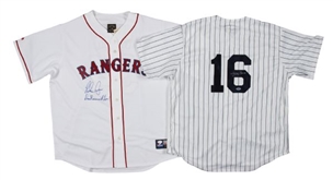 HOF Pitchers Signed Jersey Lot of (2): Nolan Ryan and Whitey Ford